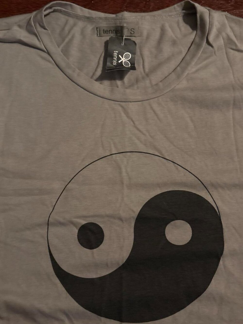 Women's Grey and Brown Crop-top